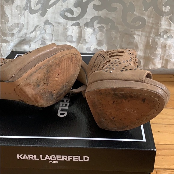 Vince Camuto Cassi suede studded slingback heels - Picture 6 of 7